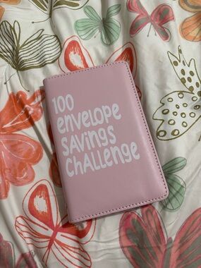 100 Envelope Savings Challenge Booklet - Pink